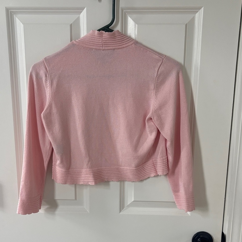 Jessica Howard Light Pink Women's Shrug - Picture 5 of 5